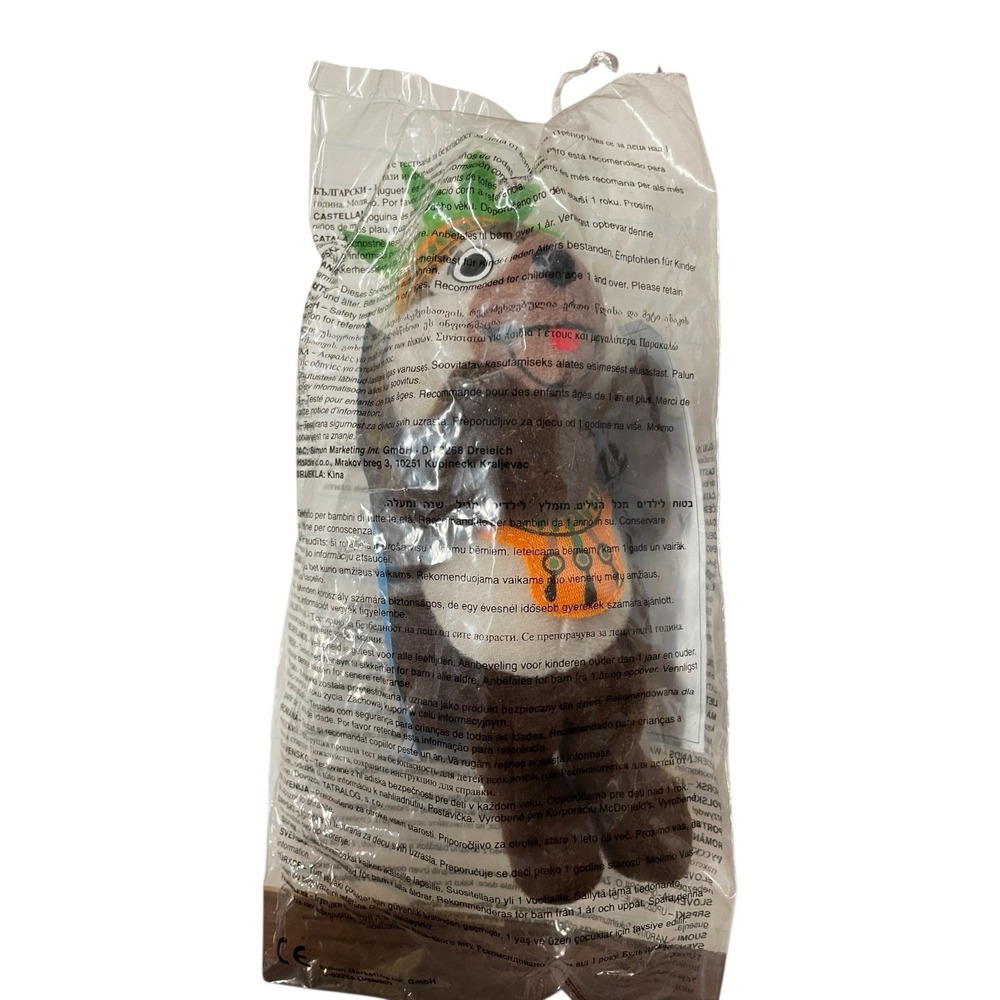 Disneyland Paris Chip N Dale Plush McDonald's Happy Meal Toy